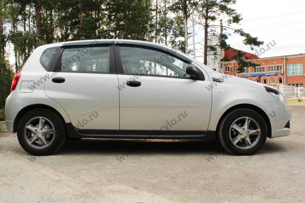 Тюнинг обвес порогов Chevrolet Aveo Хэтчбек 5 дв. 2008-2012