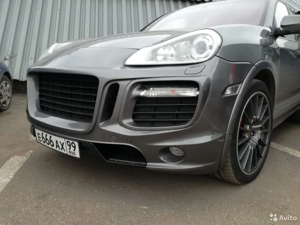 Тюнинг бамперы porsche cayenne 957 (2007-2010) (Порше кайен 957).  Спортивный бампер купить с доставкой по России