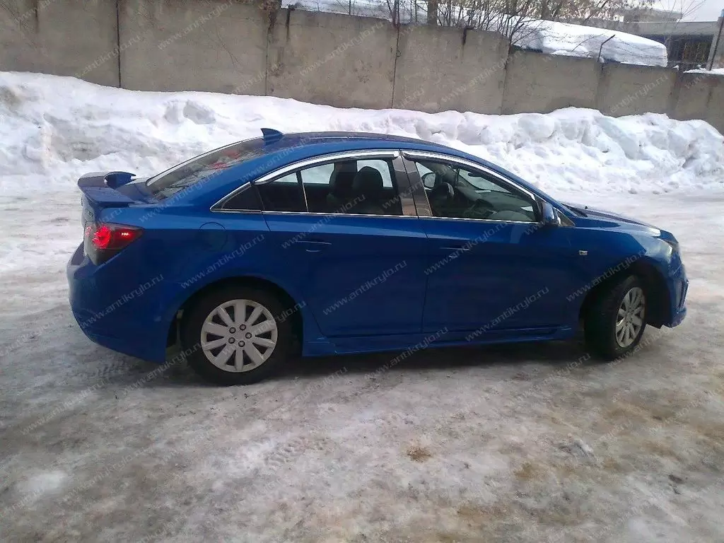 НАКЛАДКИ НА ПОРОГИ SPL CHEVROLET CRUZE (Шевроле Круз) купить с доставкой по  России