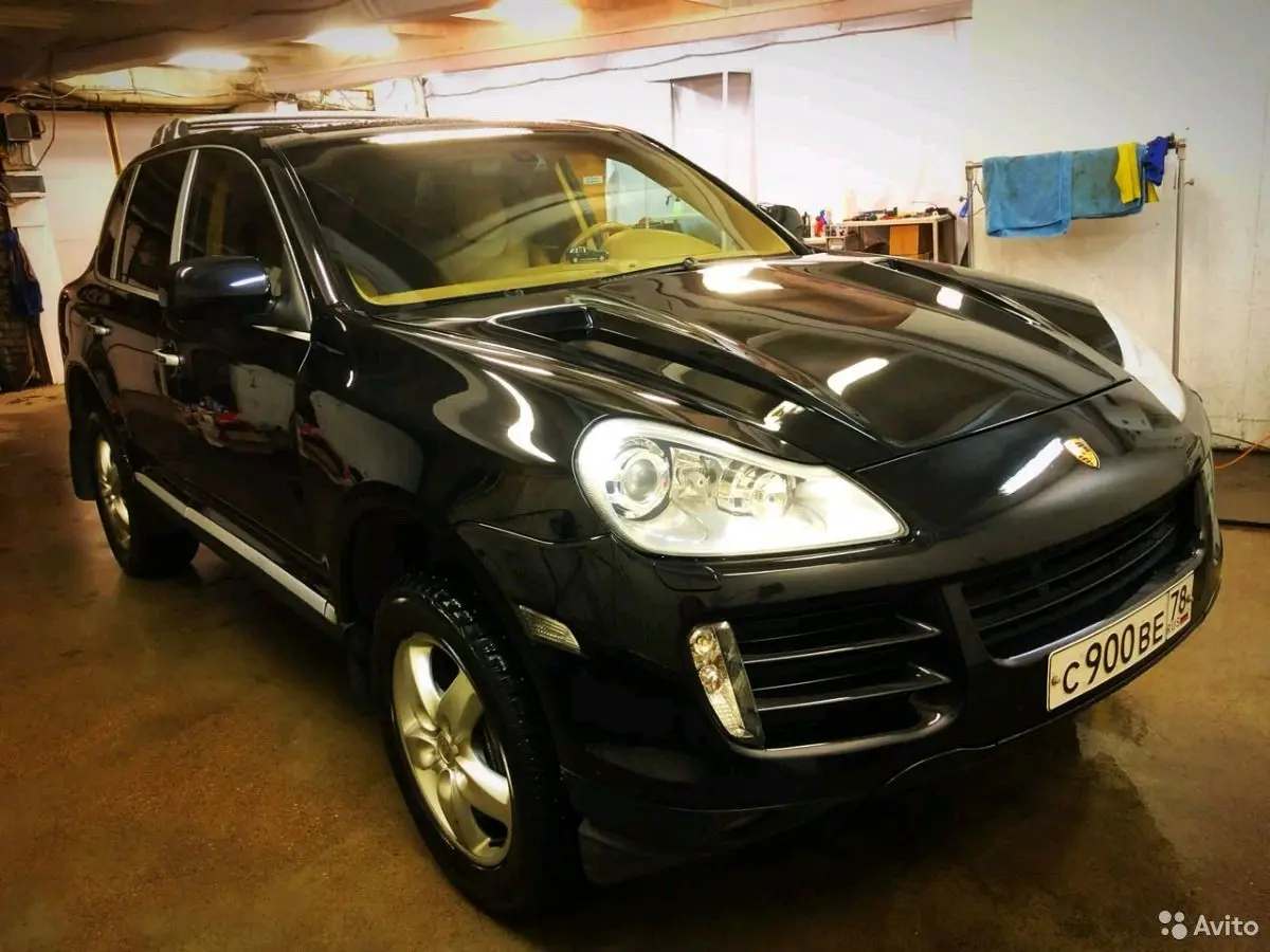 Капоты пластиковые porsche cayenne 957 (2007-2010) (Порше кайен 957). Тюнинг  капот купить с доставкой по России