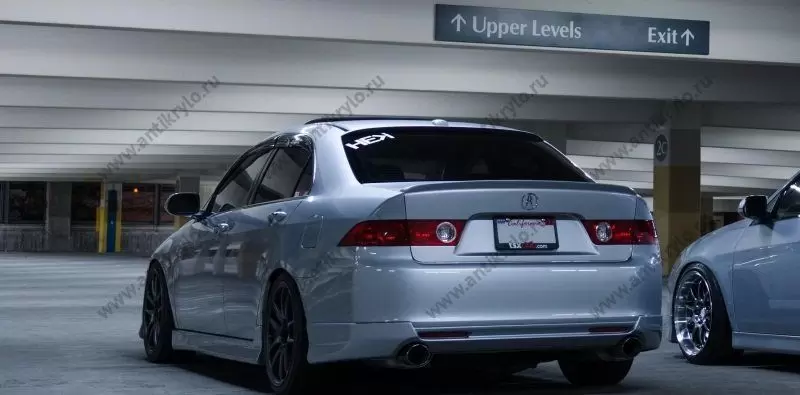 накладка на задний бампер modulo для honda accord 7 (дорестайлинг) nakladka-na-zadniy-bamper-modulo-dlya-honda-accord-7-dorestayling