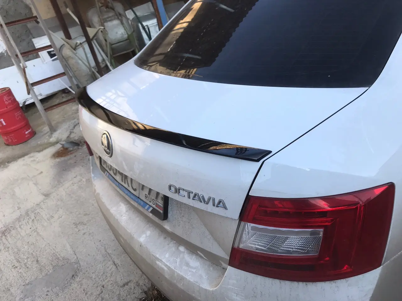 лип спойлер skoda octavia a7 lip-spoyler-skoda-octavia-a7