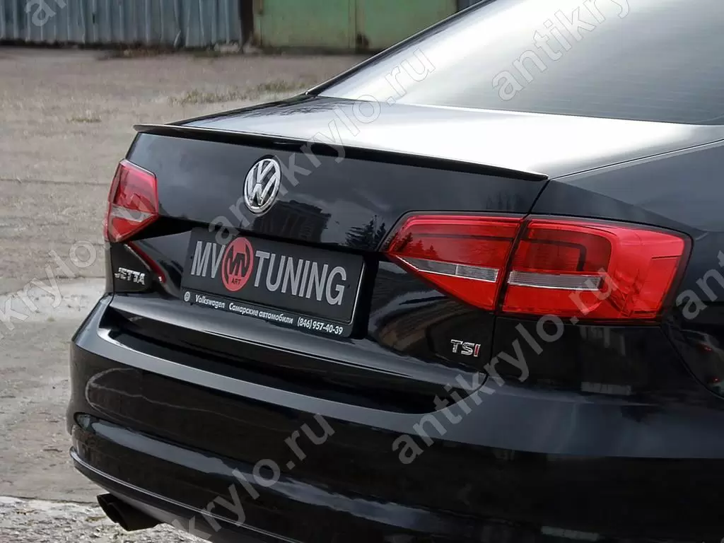 Лип спойлер VW Jetta VI (2015 - н.в.) (фольксваген джетта 6) купить с  доставкой по России