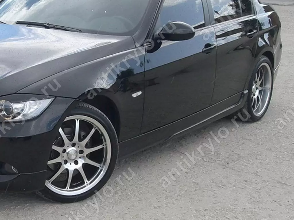 Накладки на пороги BMW 3 E90 (2005-2012) (Бмв 3 е90) купить с доставкой по  России