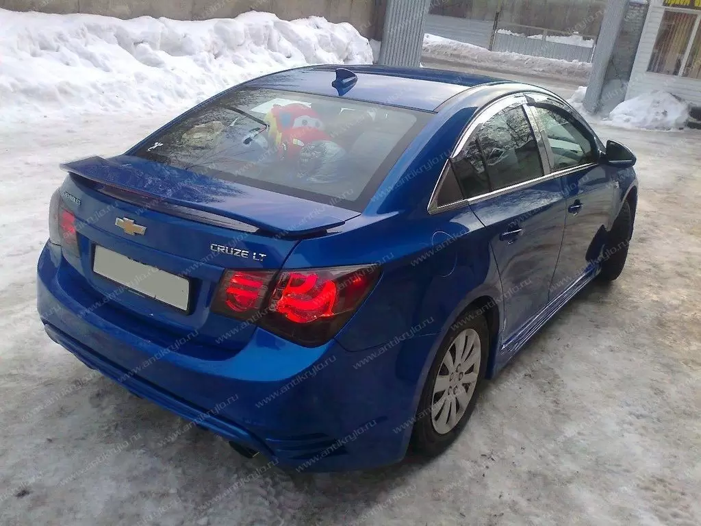 НАКЛАДКИ НА ПОРОГИ SPL CHEVROLET CRUZE (Шевроле Круз) купить с доставкой по  России