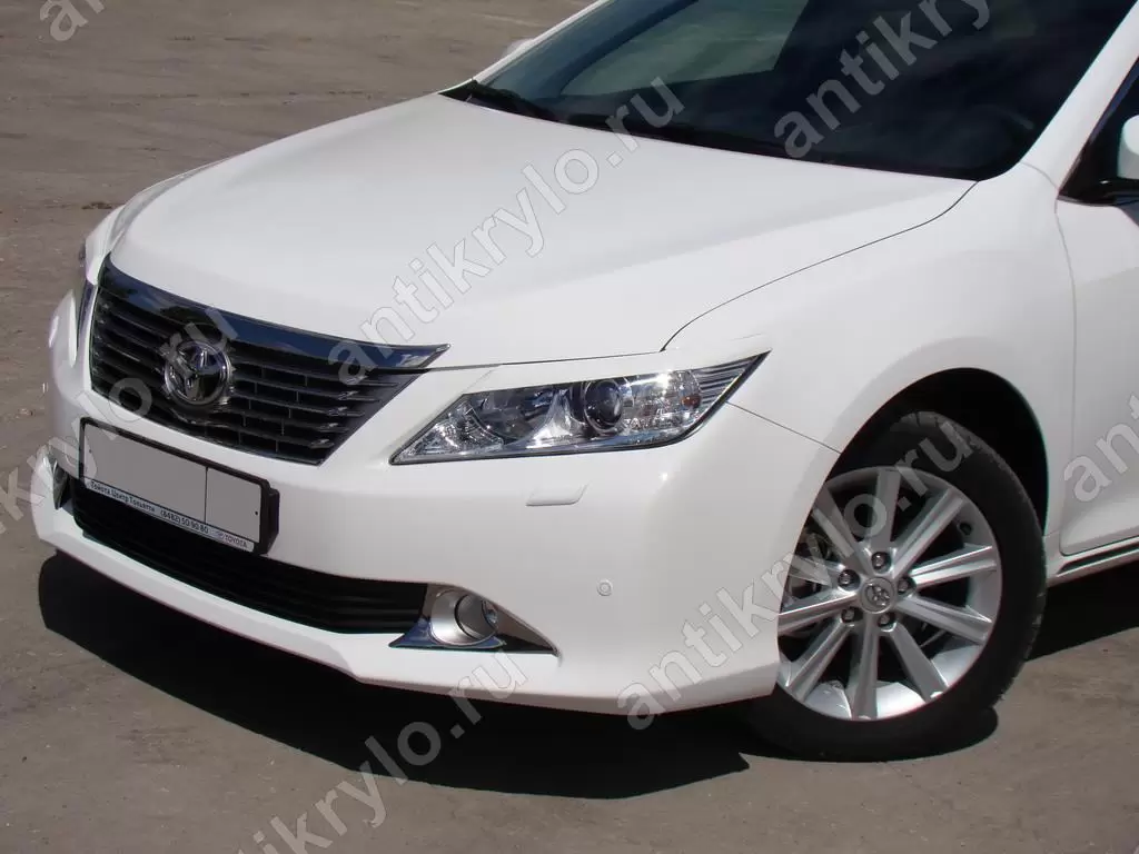 Реснички на фары Toyota Camry V50 (2012-2014) (тойота камри v50 / v55)  купить с доставкой по России