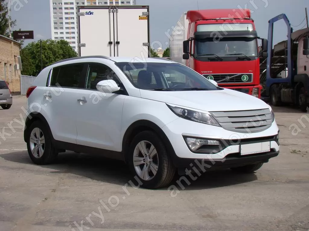 Решетка радиатора var №2 KIA Sportage (2010-2016) (Киа Спортейдж 3) купить  с доставкой по России