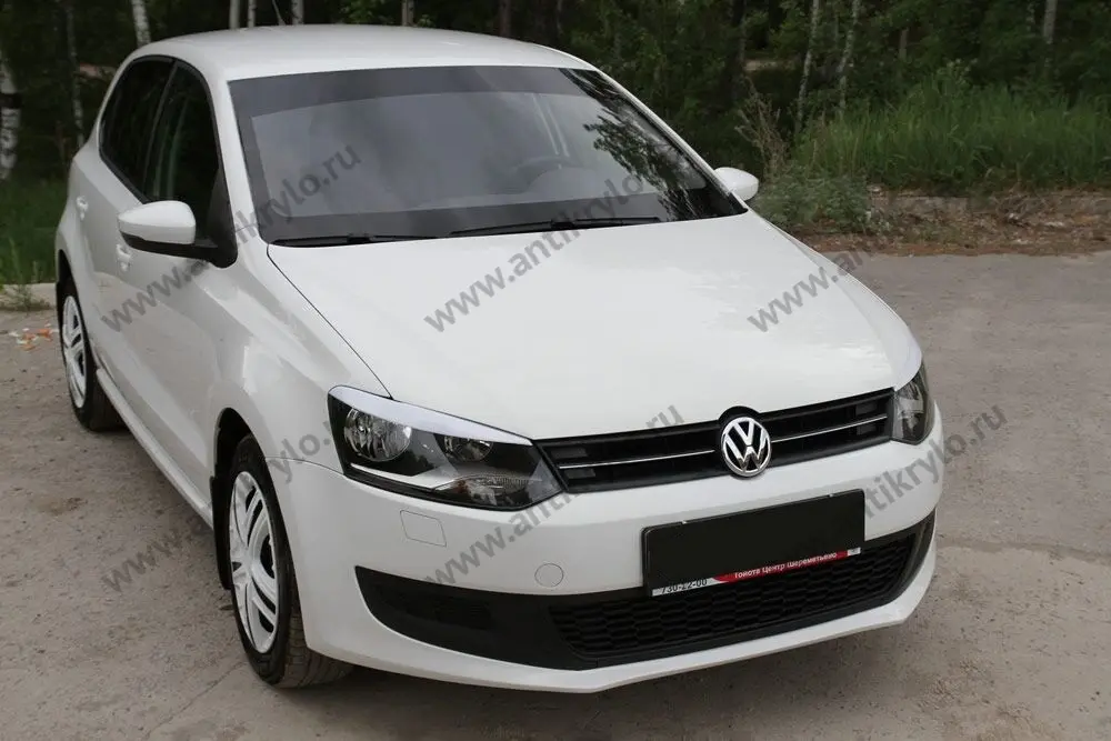 Volkswagen Polo sedan (10 – н.в.) реснички (накладки) на фары