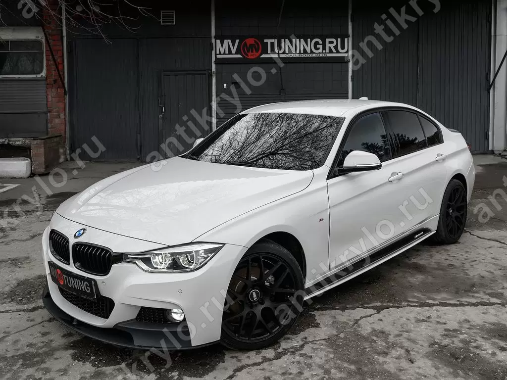 КОМПЛЕКТ НАКЛАДОК (ЛЕЗВИЙ) под пороги M-Perfomance BMW F30/F31 (под  покраску) (Бмв ф30/ф31) купить с доставкой по России